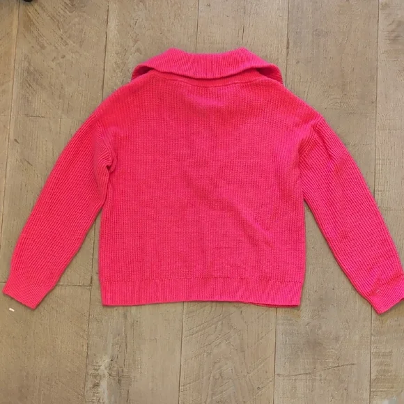 Talbots Bright Pink Ribbed Knit Sweater - Picture 6 of 9